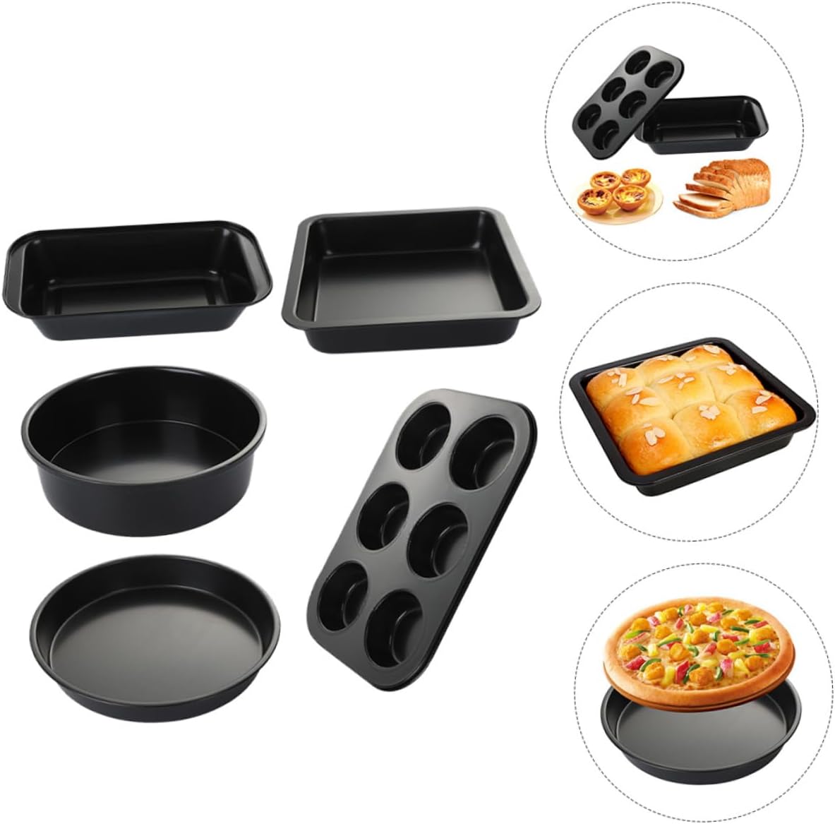 Carbon Steel Non-stick Baking Pans Oven Pans for Baking Trays for Toaster Oven