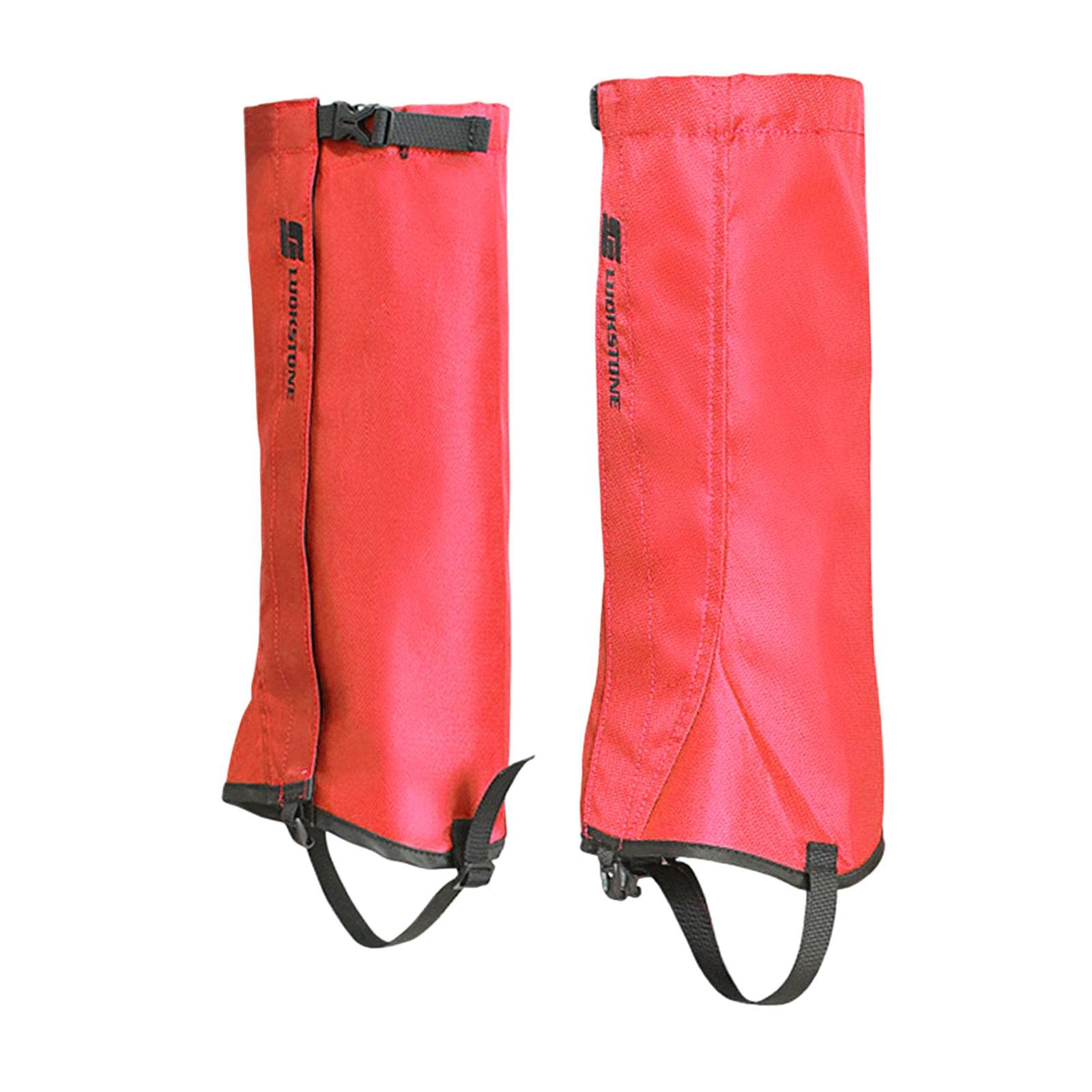 Harilla Polainas de Senderismo para piernas, Polainas de Mallas para Botas, Cubierta de Zapatos Unisex Ajustable, Polainas de Botas para Senderismo, Caminar,