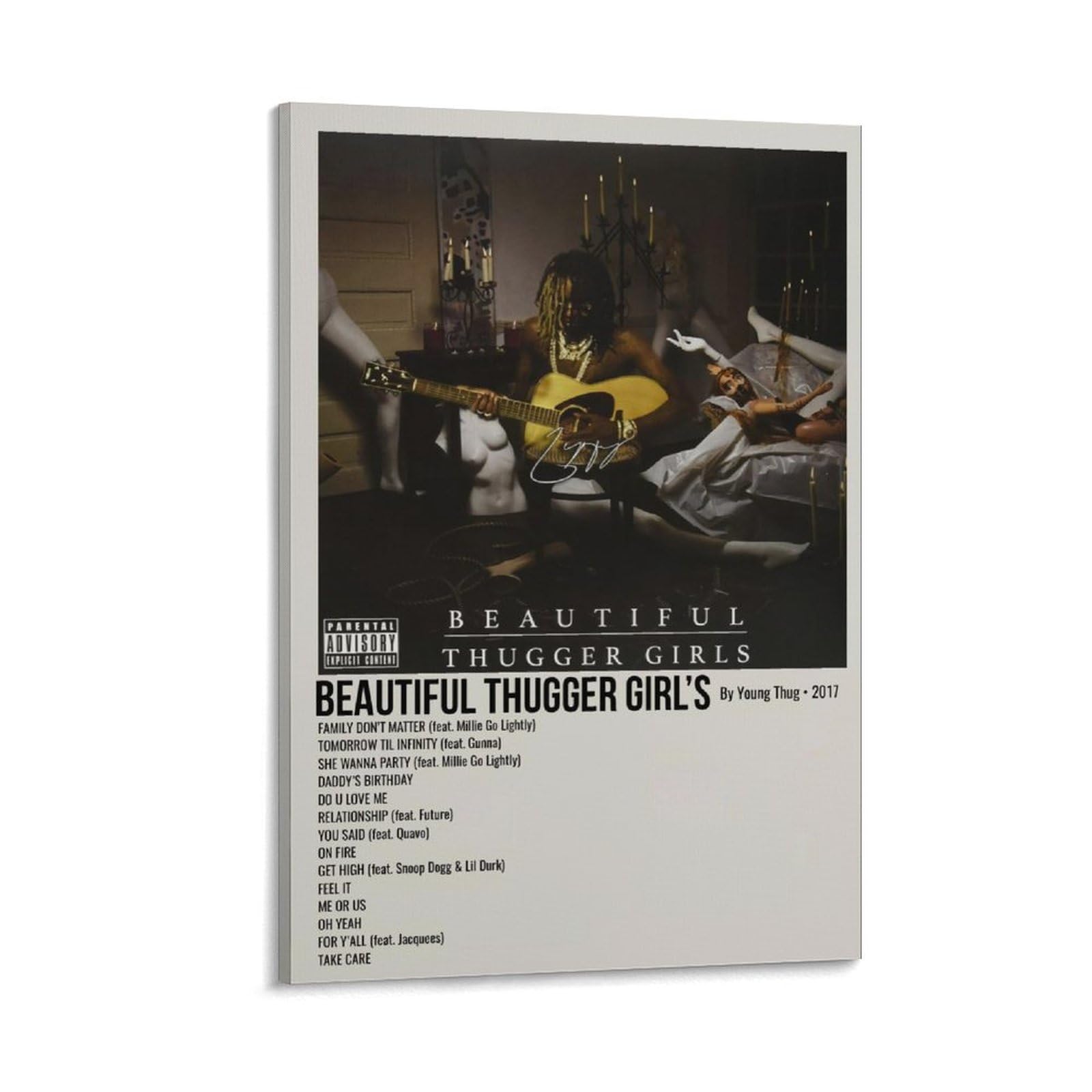 Amazon.com: ZANLIART Young Thug Beautiful Thugger Girls Album