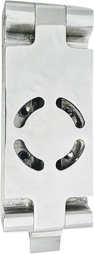 Miniatura 4 de Soporte giratorio de torre de wakeboard, gira en barco 135 grados, se adapta a estantes con patrón de 4 agujeros cuadrados para tornillos, gira en