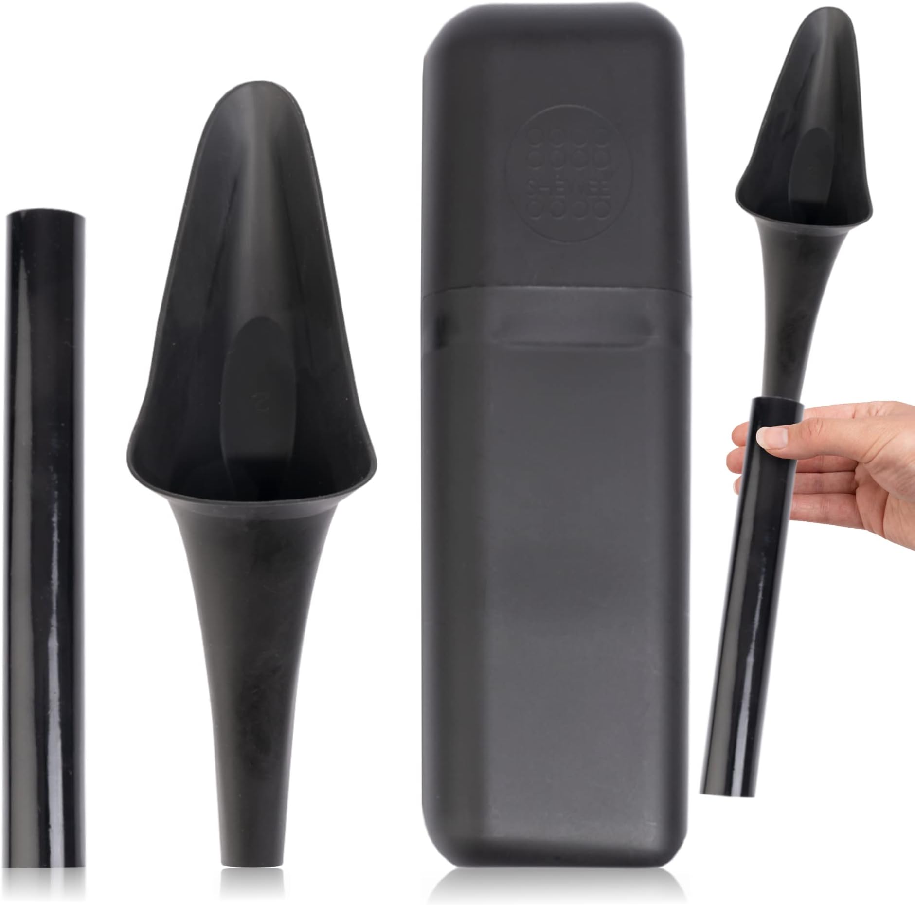 SHEWEE Flexi + Case Female Urinal – Made in The UK – Reusable & Portable Urination Device. Festival, Camping, Car, Hiking Essentials for Women. Stand to Pee Device W/Travel Case and Extension Pipe