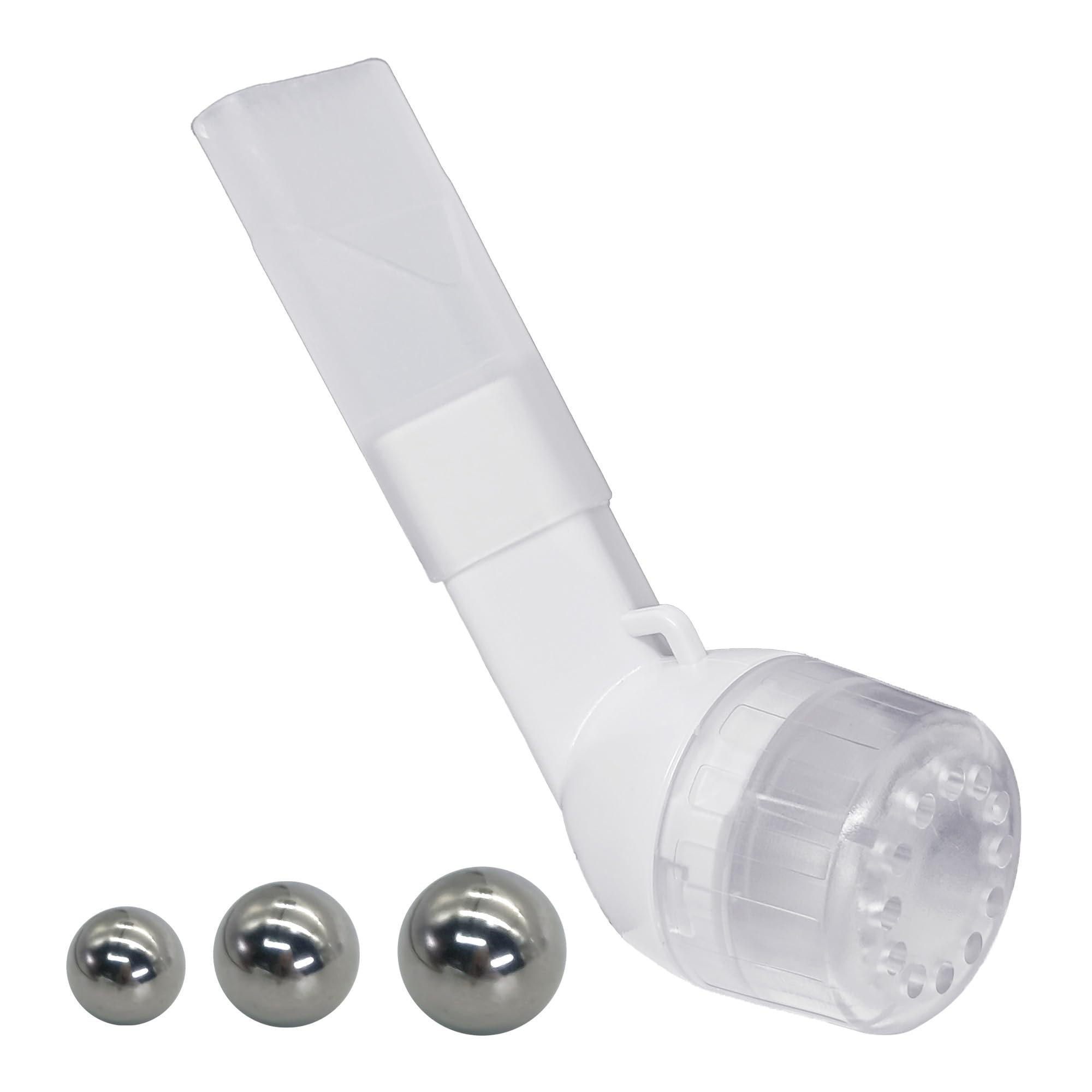 Respiratore Polmonare Allenatore Di Respirazione Polmonare Di Rimozione Del Muco Terapia OPEP Allenatore Respiratorio Pulizia Polmonare Per Migliorare La Capacità Polmonare (Bianco)