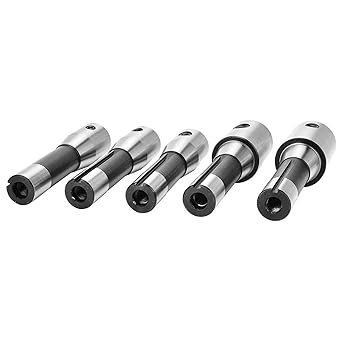 Milling Lathe Tool, 5 Pcs End Mill, 1/4~3/4In Convenient Side Fixed Type for R8 Spindles Milling Machines Single Ended Double Ended