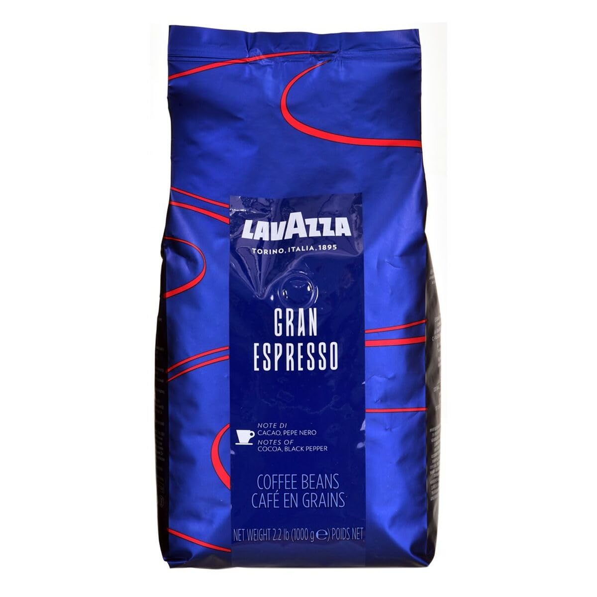 3 x Lavazza Kaffee Grand Espresso, ganze Bohnen, 1000g