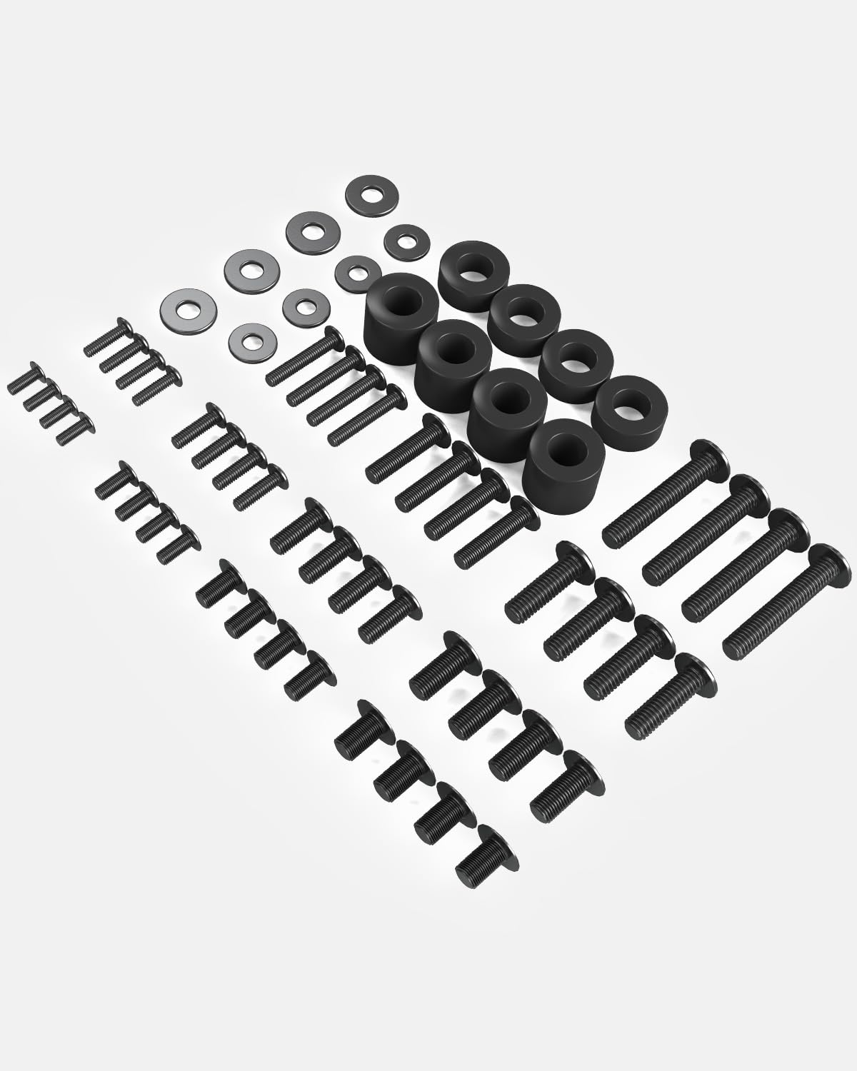 ELIVED Universal TV Mounting Hardware Kit Set with Box, Includes M4 M5 M6 M8 Screws, Washers, Spacers, Replacement Screws for TV VESA Mounting, Fit Most Flat/Curved TV/Monitor up to 80 Inch