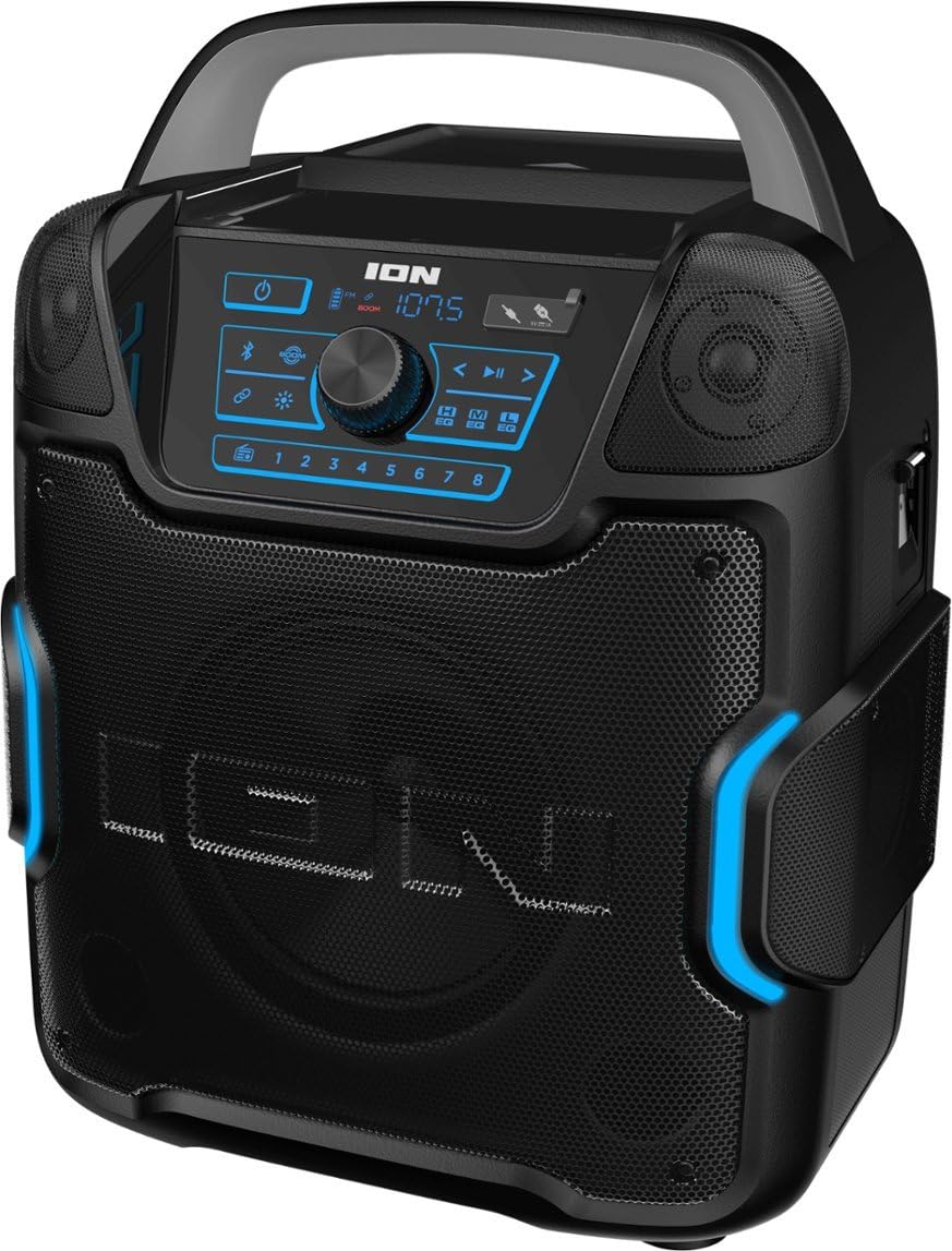 ION Audio Sport XL MK3 Portable Bluetooth All Weather Speaker With ION Audio Sport XL MK3 Portable Bluetooth All Weather Speaker With
