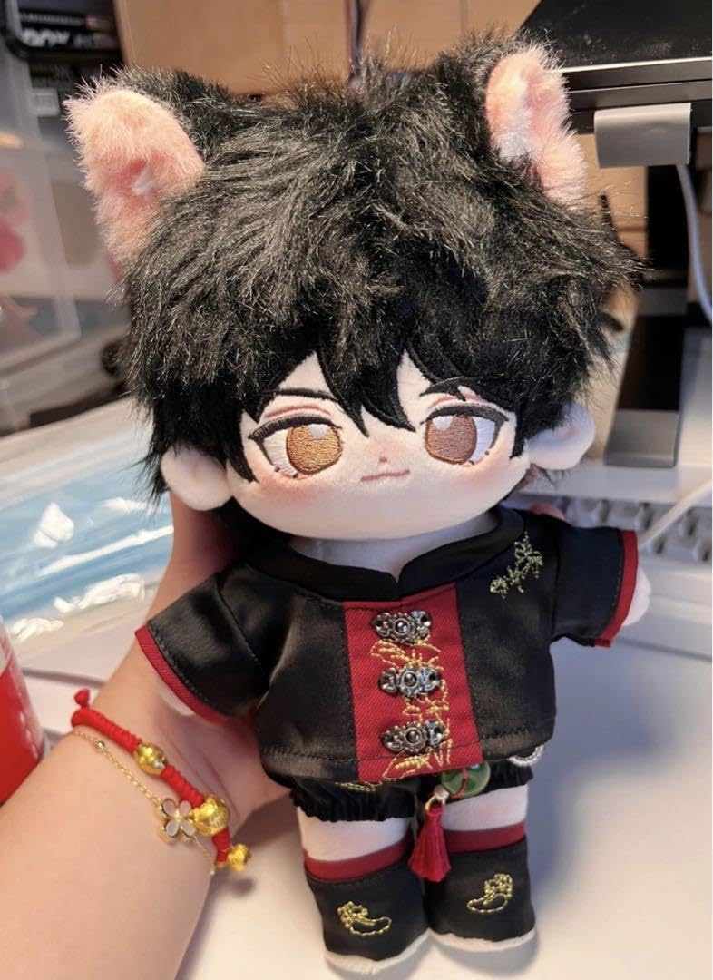 Amazon.co.jp: 20cm 王一博 肖戦 唐装 中華服 ぬいぐるみ 着せ替え衣装