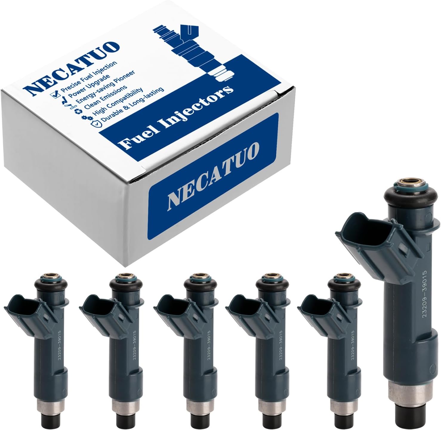 NECATUO Fuel Injector Set of 6 (Replaces 2320939015 FJ787)