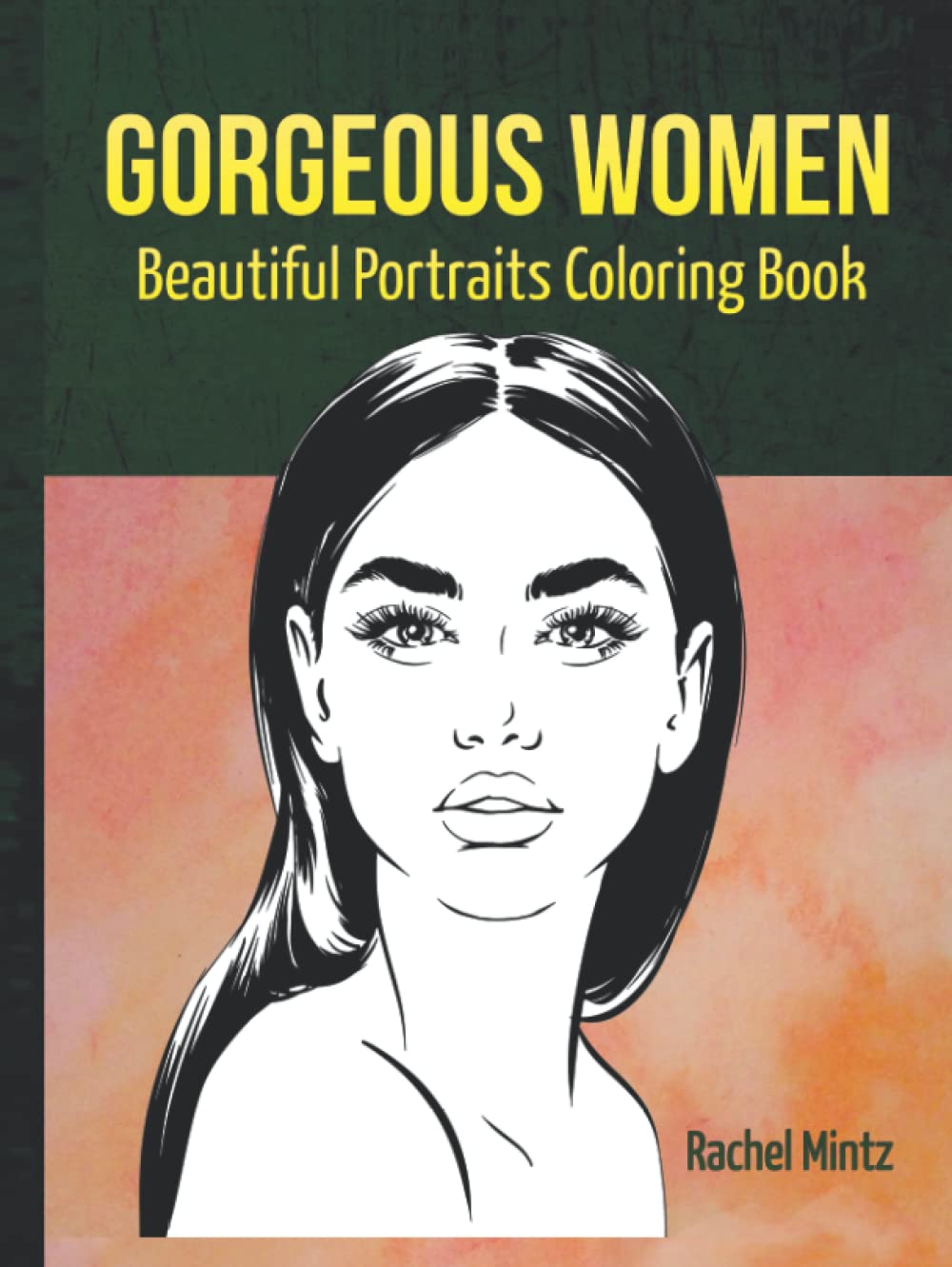 Livre de coloriage de portraits de femmes pour feutres et crayons de couleur