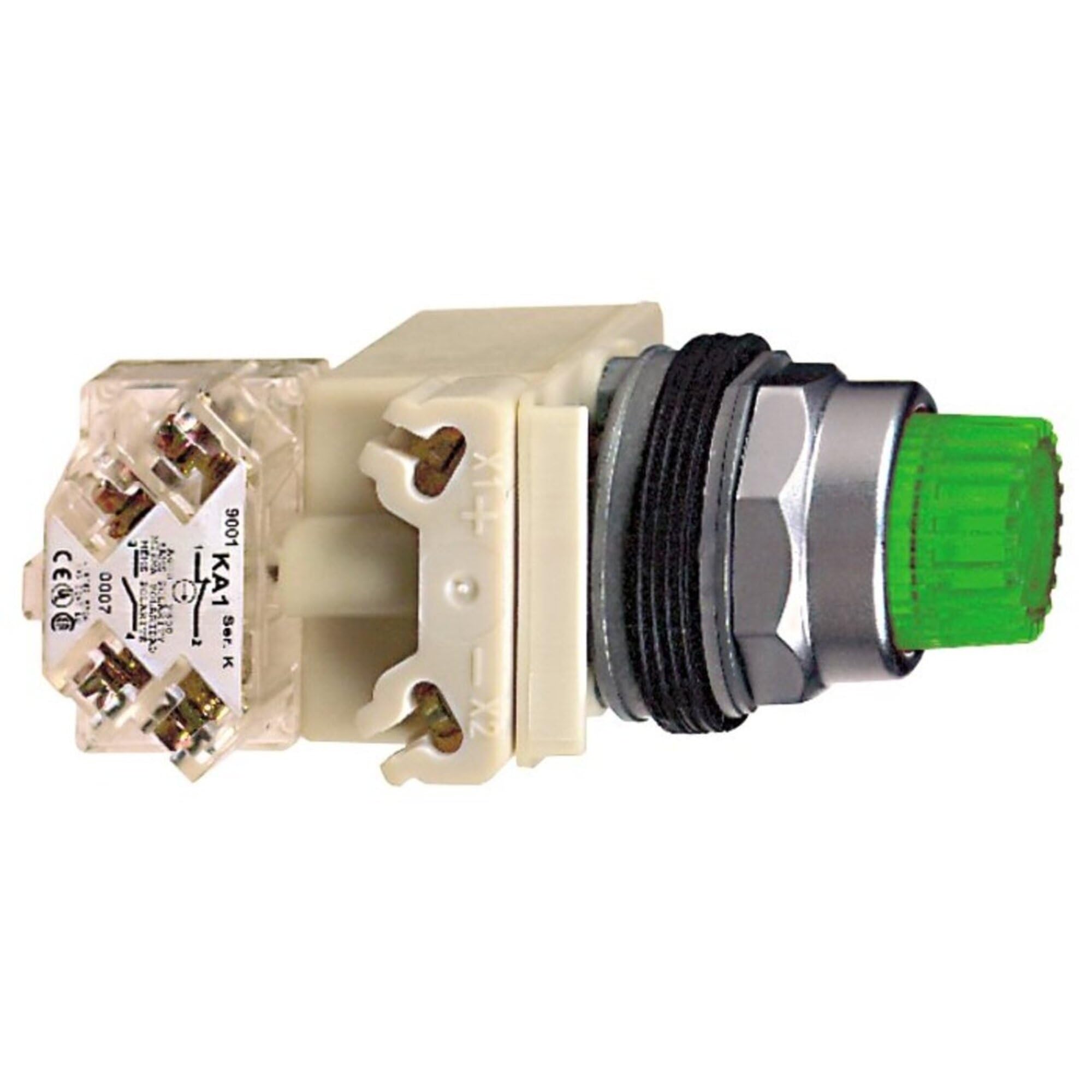 Illuminated Push Button, 30Mm, 1No/1Nc, Red