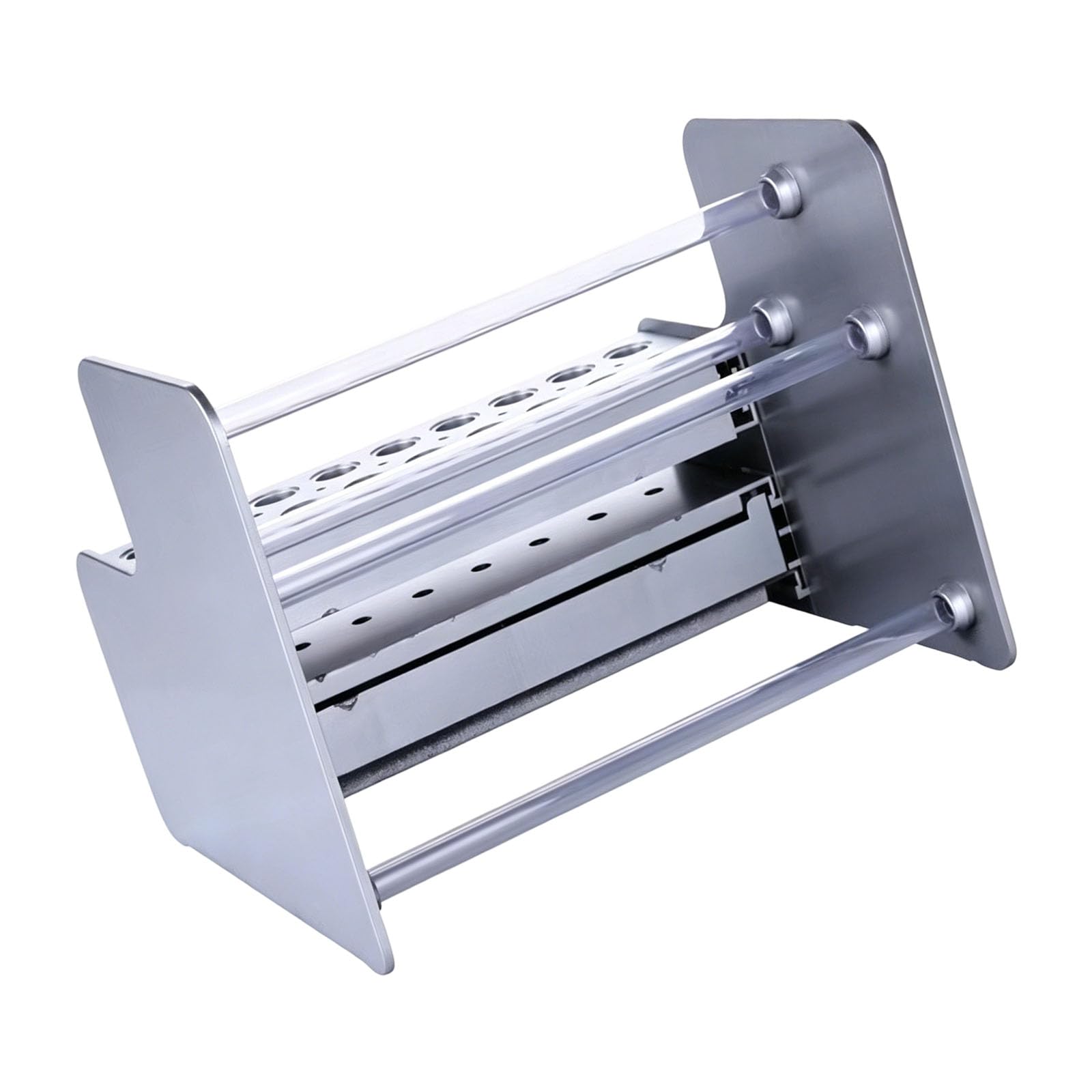 Drawer Tool Organizer with Screwdriver Slot Rack and Visible Parts Drawer for Desktop Worktable Repair Storage Driver Holder Component Sorter Workstation Tray Desktop Storage Slot Rack Parts