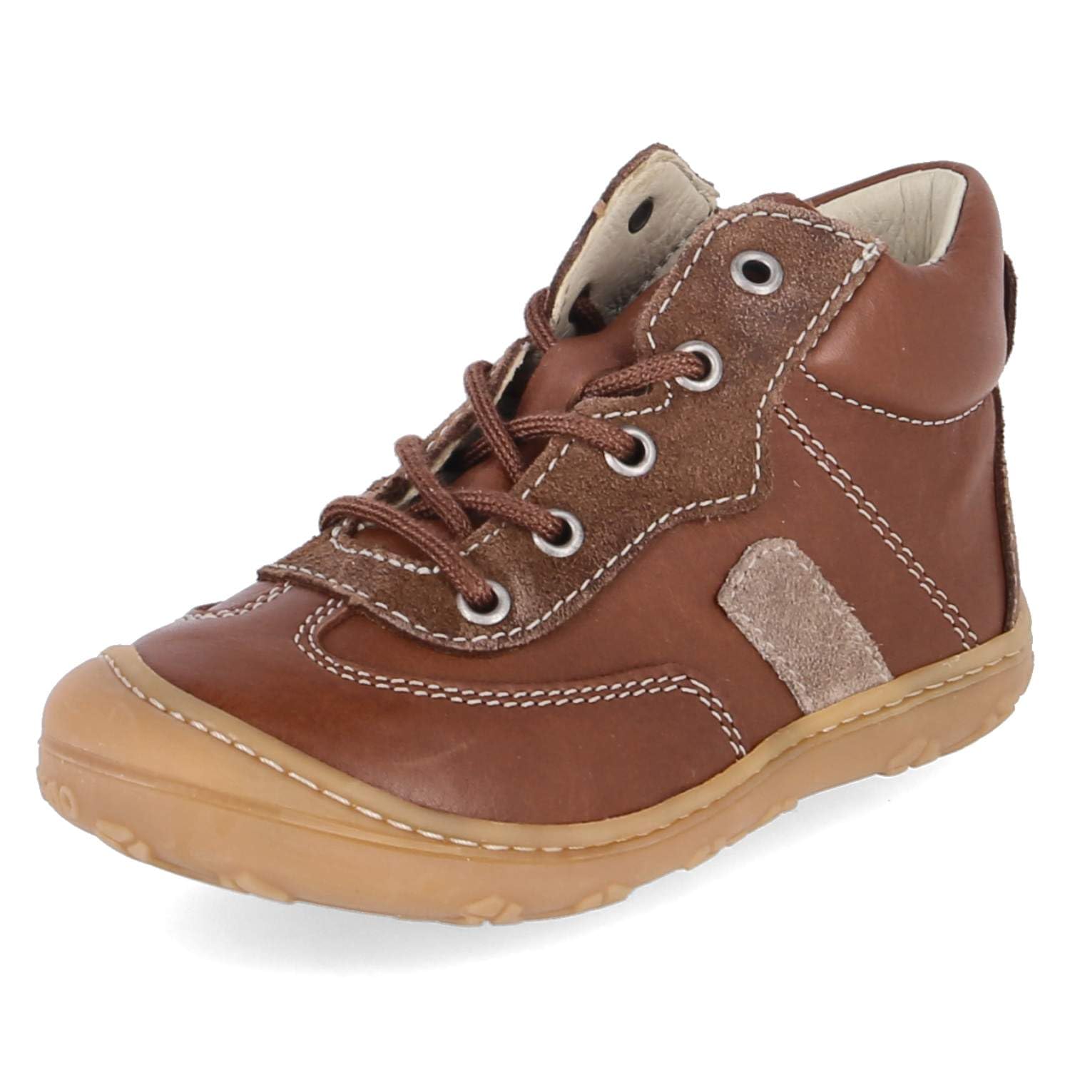 PEPINO 50 1205402/260 - Zapatillas unisex para aprender a andar (piel, talla 18), color marrón