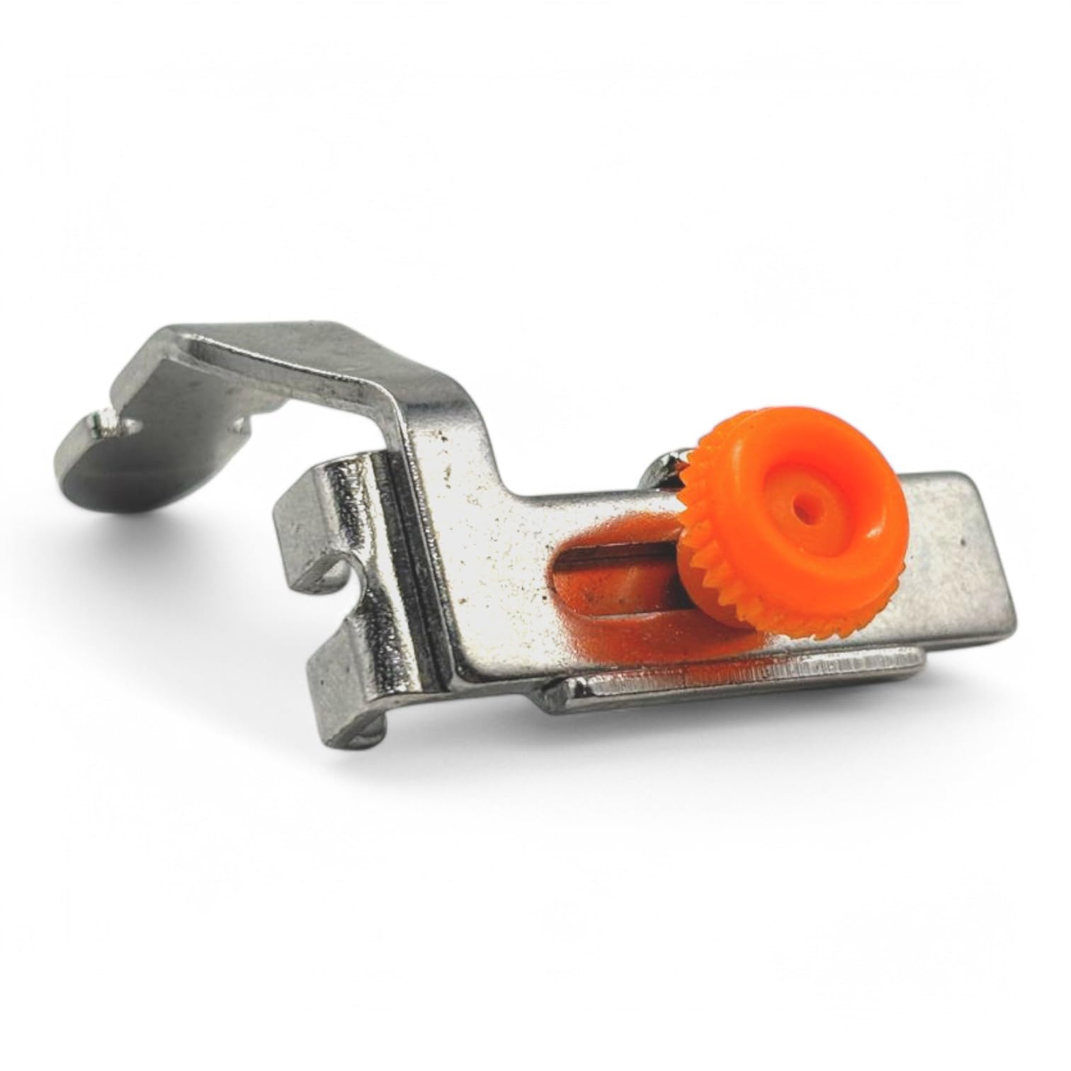 Zenith Zipper Foot Adapter, Universal Low Shank Metal Snap-On Presser Foot for Sewing Machine, Compatible with Usha, Singer, Brother & Other Automatic Sewing Machines, 18/10 Steel Plastic