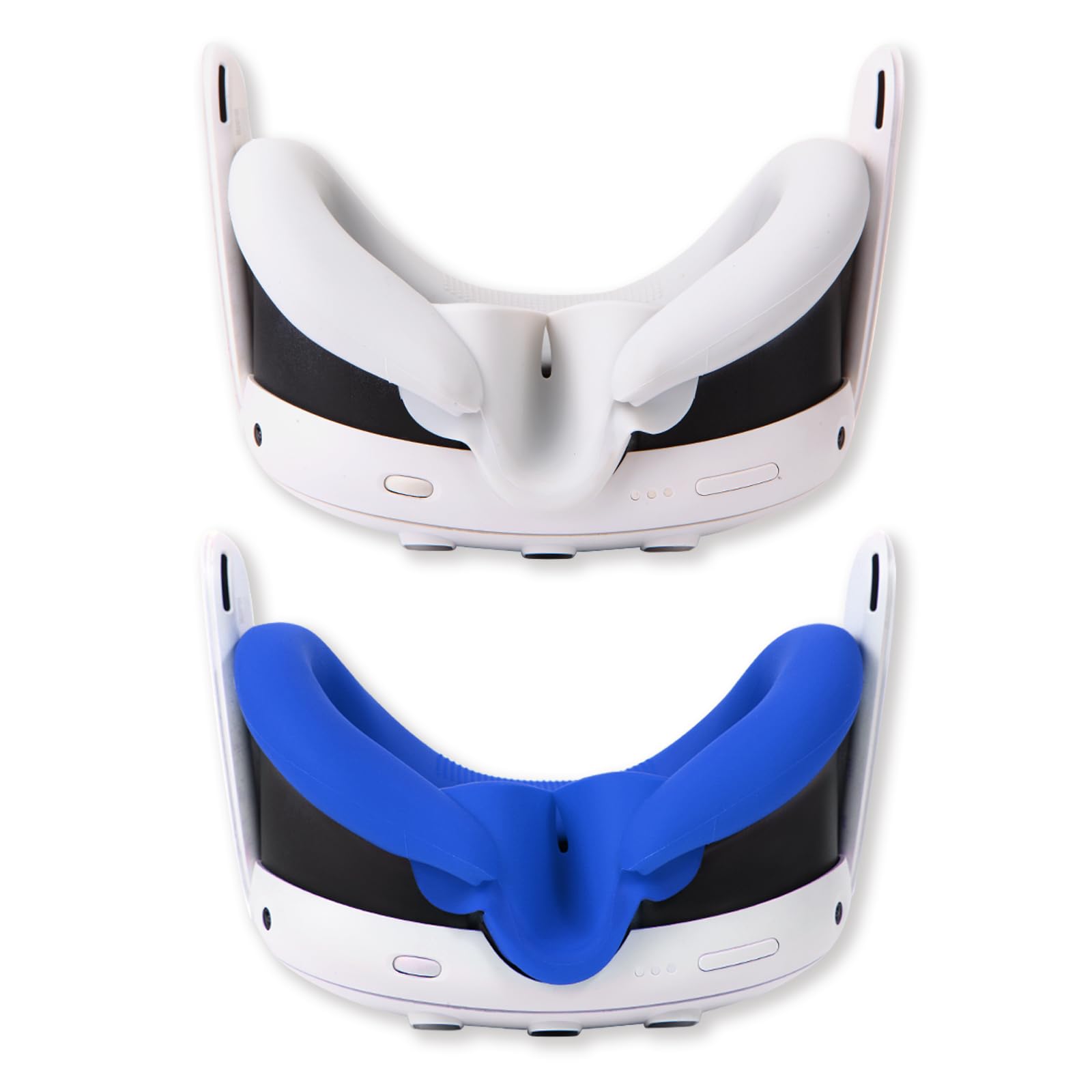 2Pcs VR Face Pad Compatible with Meta Quest 3 Accessories,Washable Anti Leakage Light and Anti Sweat Face Cushion Replacement(Blue+Grey)-image-10