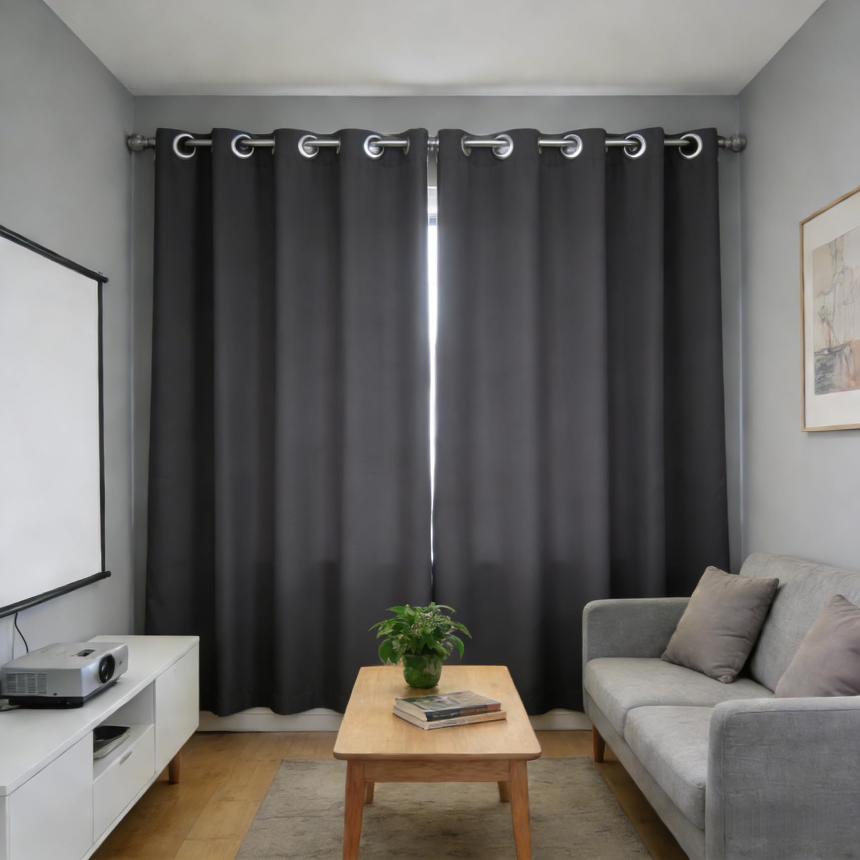 Cortinas Dormitorio Evita Calor y Luz Solar en Ventanas Cortas de Casa
