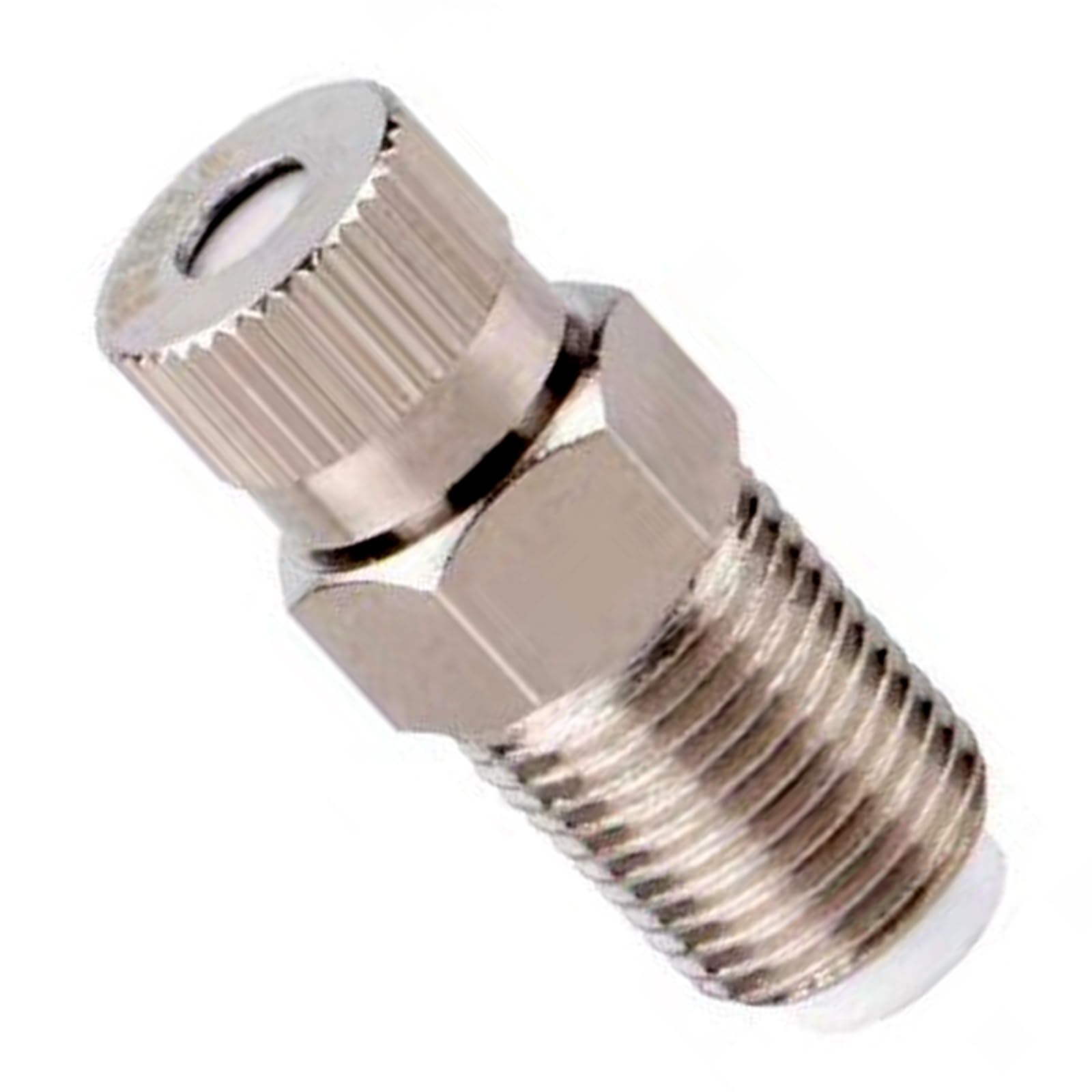 SOHNVWTGD 50 Pack Brass Misting Nozzles with Buiin Fier | High Pressure Atomizing Sprayer Heads for Outdoor Cooling Systems | G 1/8" Thread Fier Cotton Orifice 0.2mm