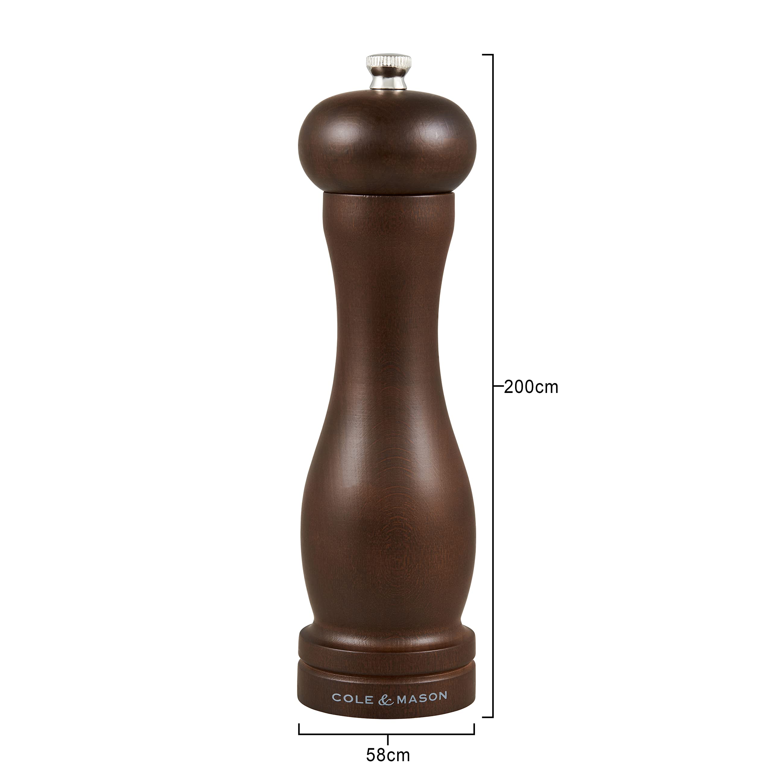Cole & Mason HB0845P 200mm Forest Capstan Tuz Değirmeni