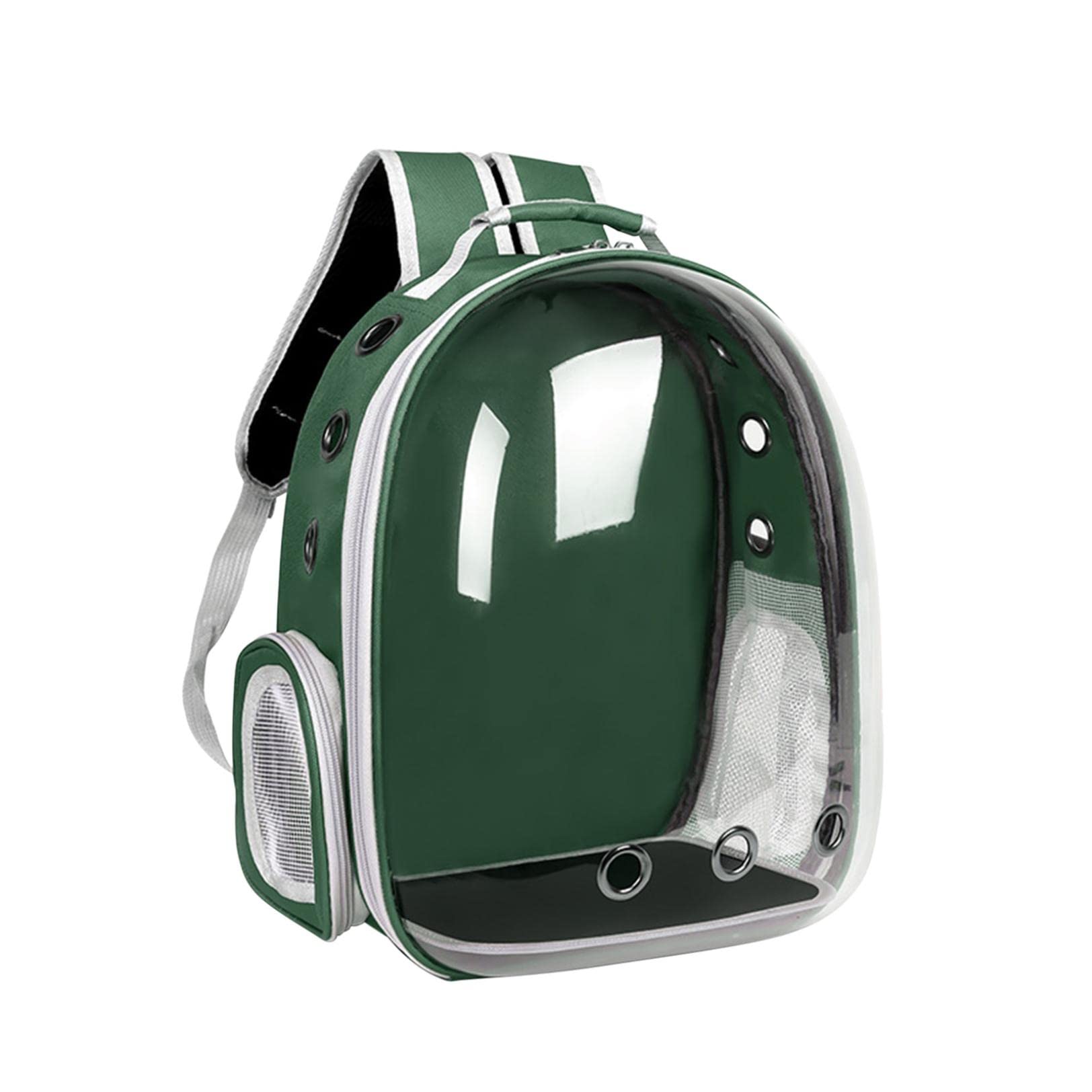 Katzen-Rucksack, Haustier-Luftpolster-Rucksack, von Fluggesellschaften zugelassen, belüfteter, transparenter Raumkapsel-Rucksack, Haustier-Reise-Tragetasche for kleine, mittelgroße Katzen und Welpen/8