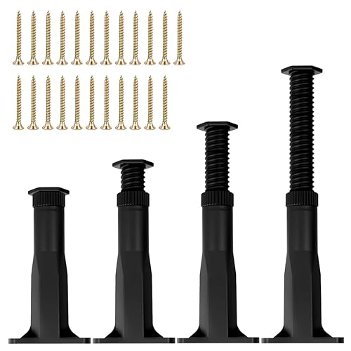 CEWROM 4 piedini per mobili regolabili in altezza, 15 –