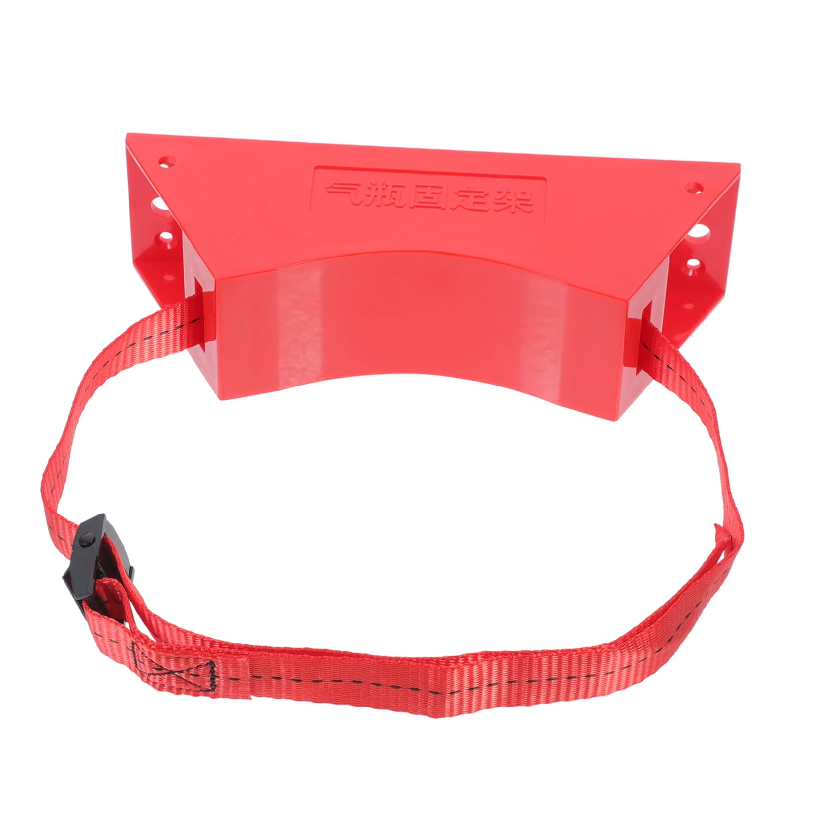 ROMISBABA Gas Bottle Holder Propane Tank Mount Propane Tank Storage Gas Tank Wall Mount Tank Holder Bracket Camping Gas Tank Holder Welding Gas Bottle Bracket Gas Cylinder Stand Red Plastic