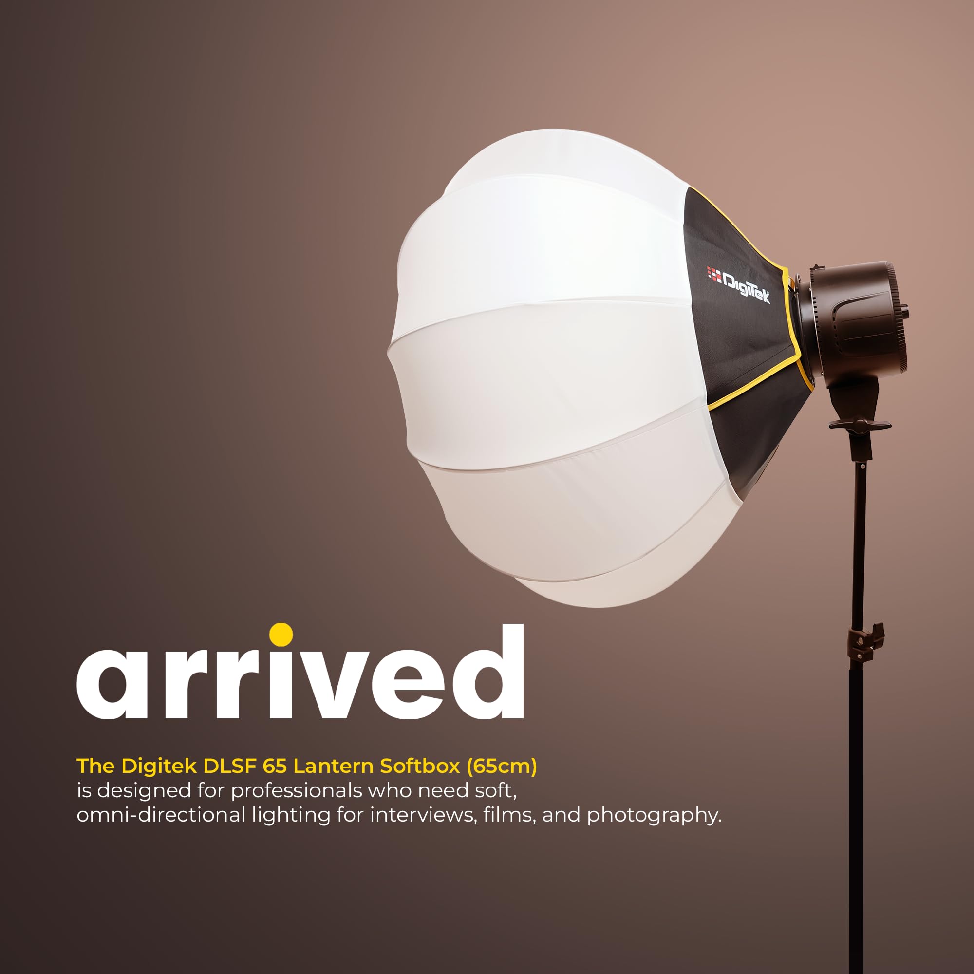 Digitek (DLSF 65) Rounded 65cm Lantern Softbox with Bowens Mount