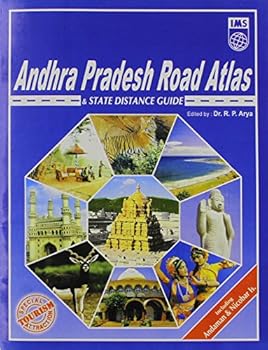 Paperback Andhra Pradesh road atlas & distance guide Book