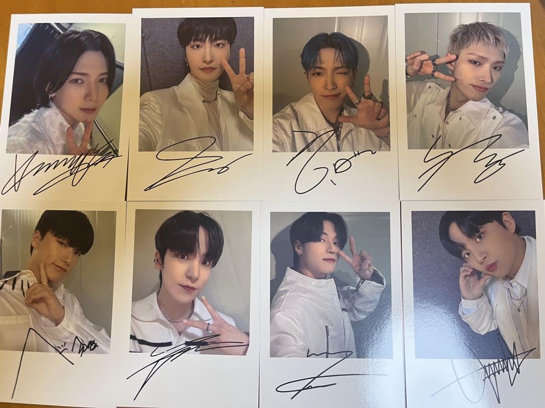 Amazon.co.jp: ATEEZ アチズ KCON 限定メンバー全員 サイン入り 