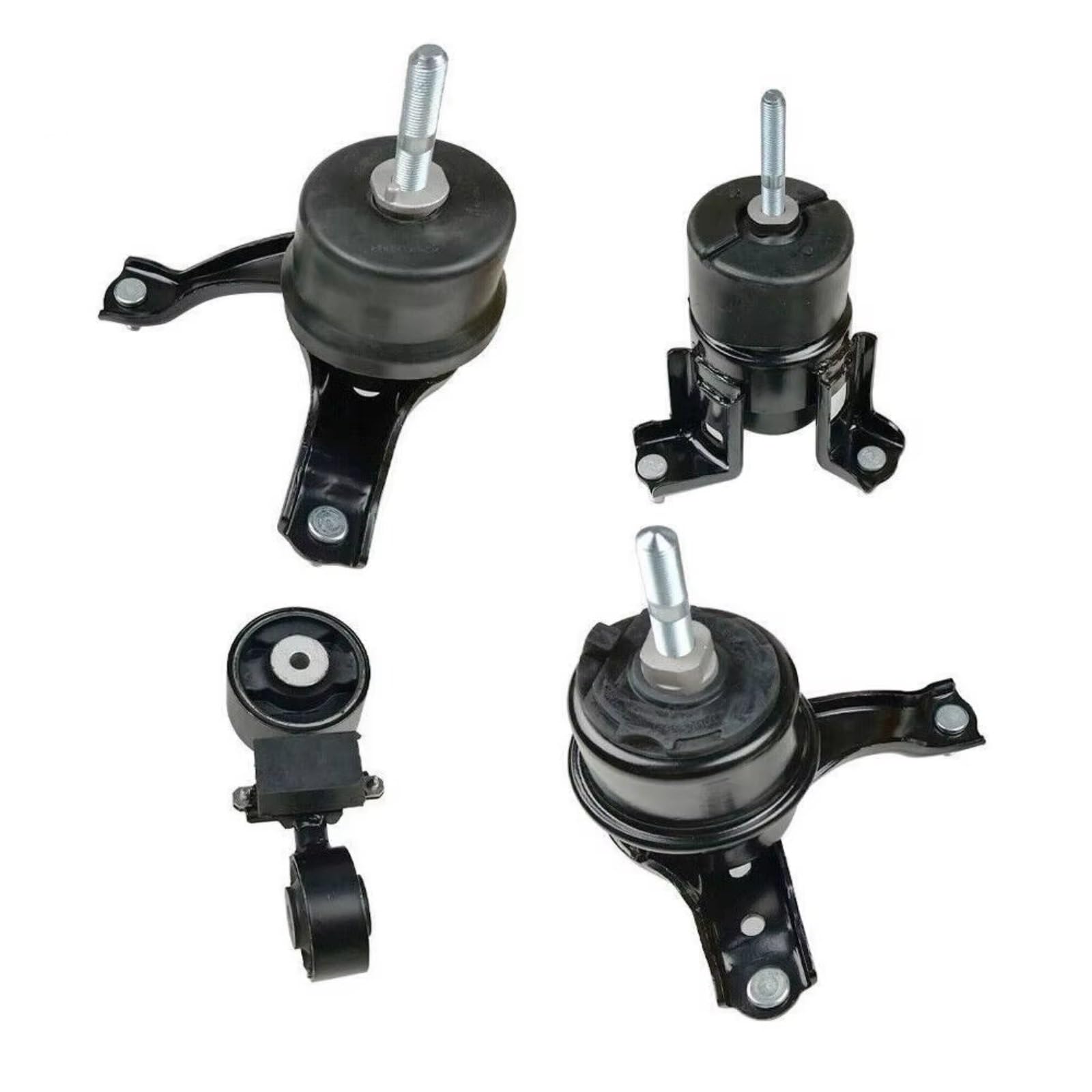 Kangboz One Color Car Engine Mounting Compatible With Toyota For Camry 2.4L 2002 2003 2004 2005 2006 2007 2008 2009 4Pcs Engine Motor Trans Mount Bracket A4207 A4203