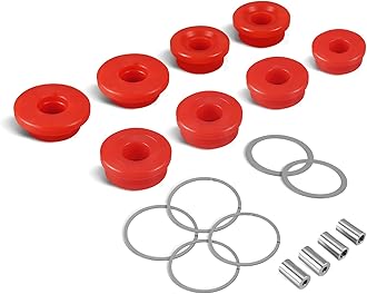 Bevinsee 80A Poly Rear Subframe Bushing Kit Compatible with BMW E46 X3 E83 328i 323i 323Ci 325i 325Ci 325xi 330i 330xi 330Ci 328Ci, Replaced 33316770781 33316770783 33316770784