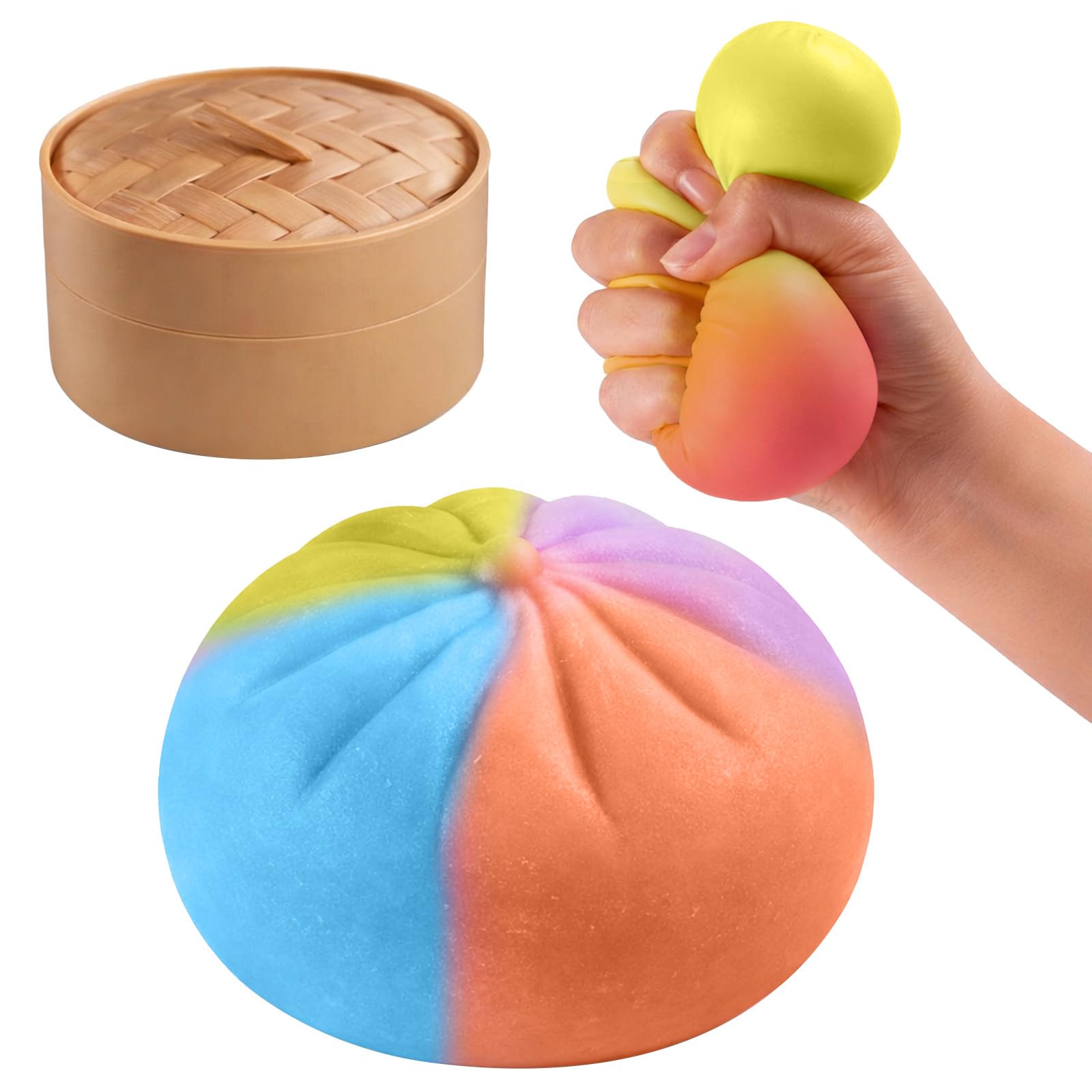 Glitter D๐ฎm๐ฉling ๐๐ชu๐ข๐ฌh๐ฒ Toy with Steamer Box, S๐ฅo๐ฐ ๐i๐ฌing ๐o๐t S๐ช๐ฎe๐z๐ Ball ๐en๐ฌ๐จr๐ฒ ๐
๐ขd๐ ๐t Toy, Cute ๐a๐จ ๐u๐ง C๐l๐ฆing ๐
idg๐๐ญ Gift for Adult Teen (Blue Sequins) โ image 1