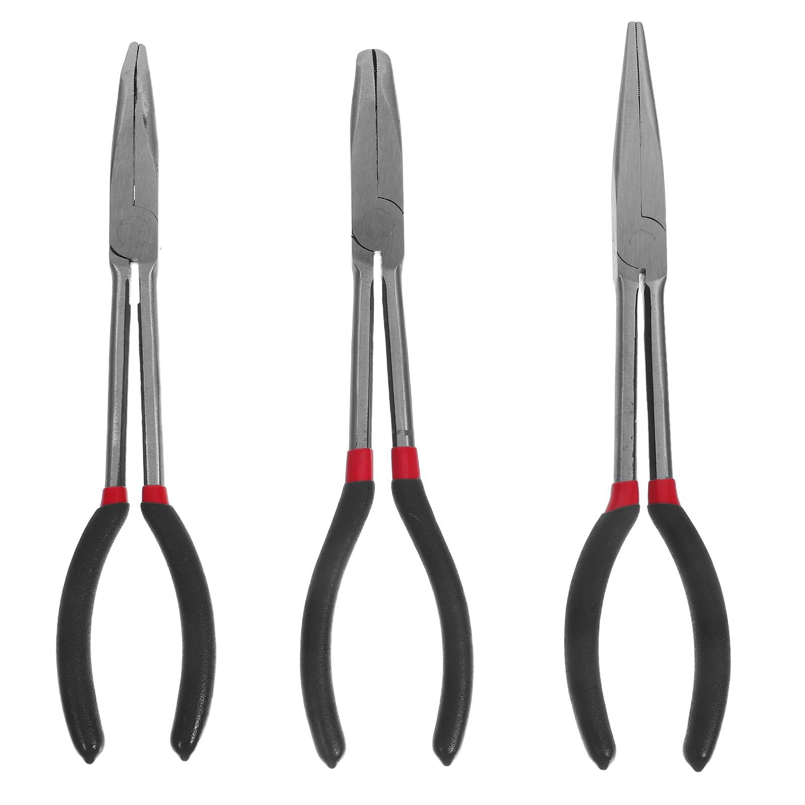 Pince à bec long isolée TOPBATHY pour électricien et bijoux (3 pièces)