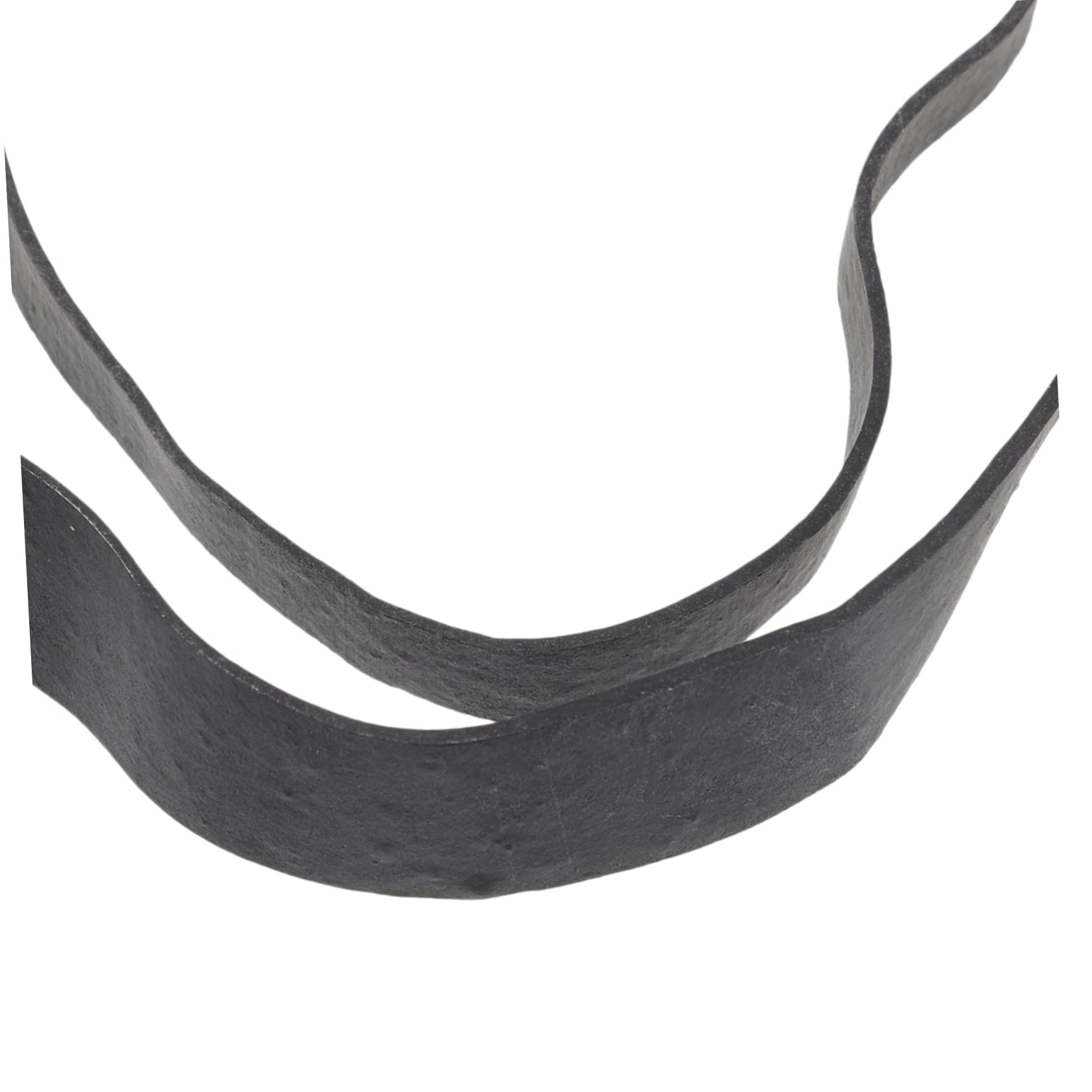 Schwarze Breite Gummibänder Hochbelastbar und UV Beständig für Outdoor und Hiking als Survival Zubehör und Befestigungsmaterial