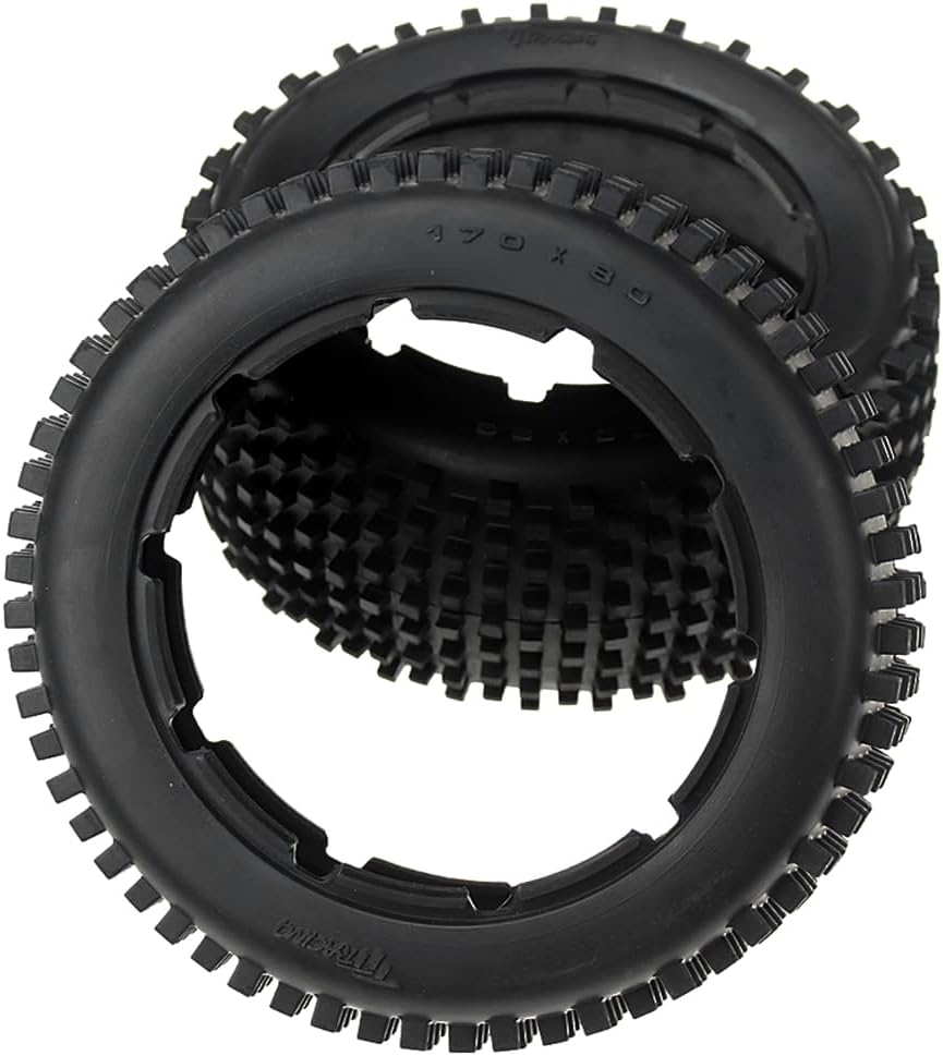 Rear Offroad tire Skin Set 2pcs (170 * 80mm) fit for hpi Baja 5B SS