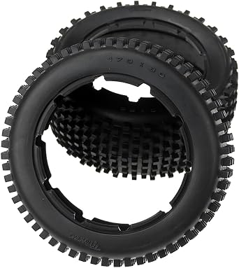 2pcs 17080mm Rear Off-Road Tire Skin Set for hpi Baja 5B SS