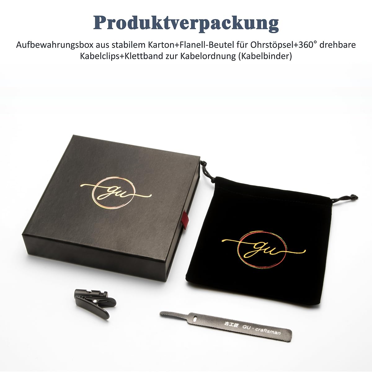 GUCraftsman Upgrade-Kabel aus 6N Einkristall-Silber für SENNHEISER HD 800, HD 800 S, HD 820 Kopfhörer (3,5 mm Stecker)