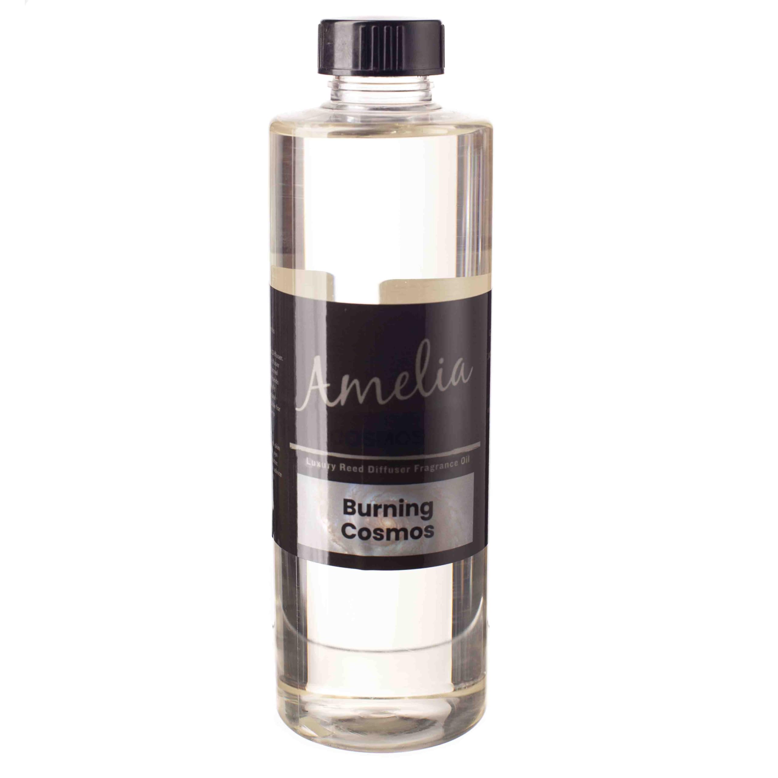 Amelia Art Glass Clear Reed Diffuser Fragrance Oil Burning Cosmos 250Ml
