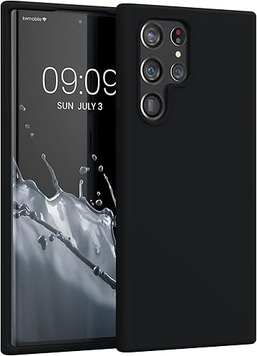 Miniatura 152 de kwmobile Funda Compatible con Samsung Galaxy S22 - Funda de teléfono de silicona TPU con acabado suave - Rojo Ruibarbo Piedra antigua,Azul