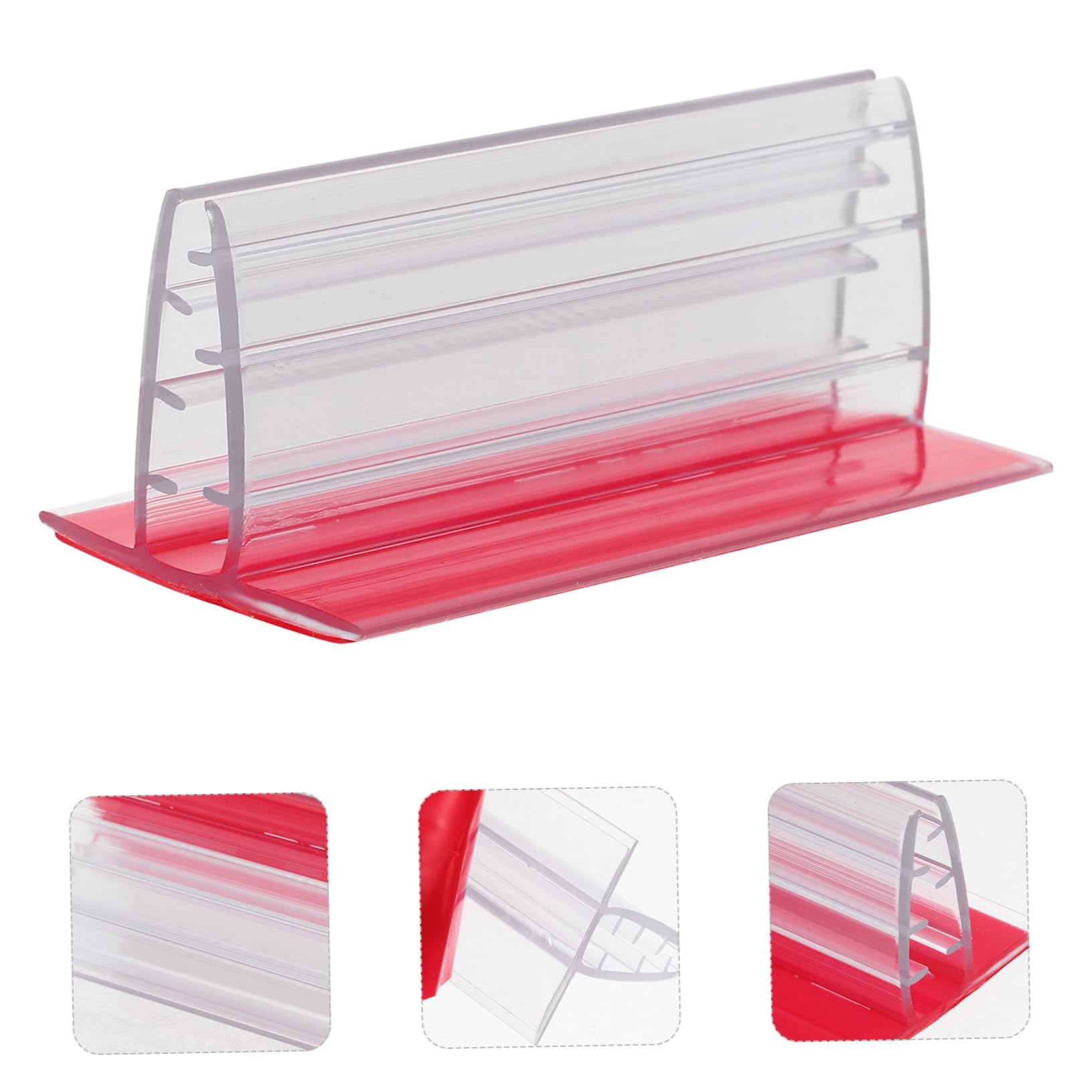PRETYZOOM 10 Set Supporto Per Cartelli Autoadesivi Cavalletto Campanello Vassoio Raccoglitore Porta Etichette Strisce Etichetta Chiave Porta Giochi Segnale Aperto/Chiuso Medaglia 12 pezzi*10