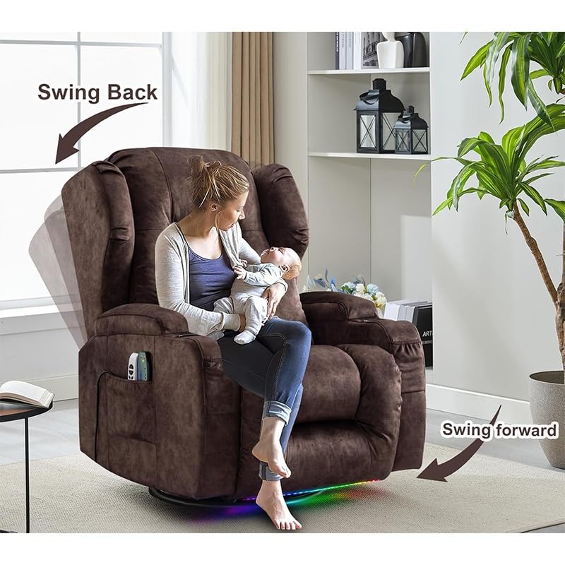 Sillón con función reclinable eléctrico color único miniatura 6