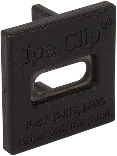 Miniatura 2 de DeckWise (Negro) Ipe Clip Extreme Hidden Deck Fasteners, 332" Spacing, Incluye Acero Inoxidable Negro #8x2" Tornillos de cabeza de moldura para 600