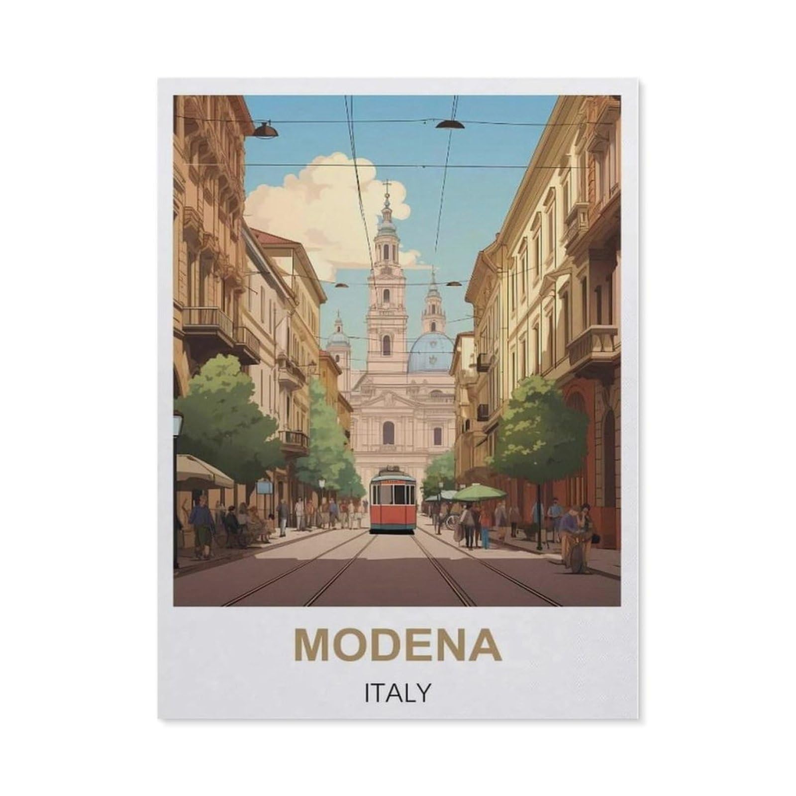 BEAYODKP Diamond Painting，Modena Italy（30 x 40 cm）