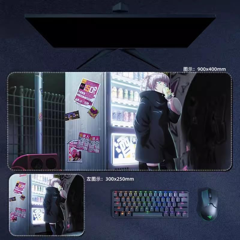 Amazon.co.jp: よふかしのうた 大型 マウスパッド 七草 ナズナ デスク