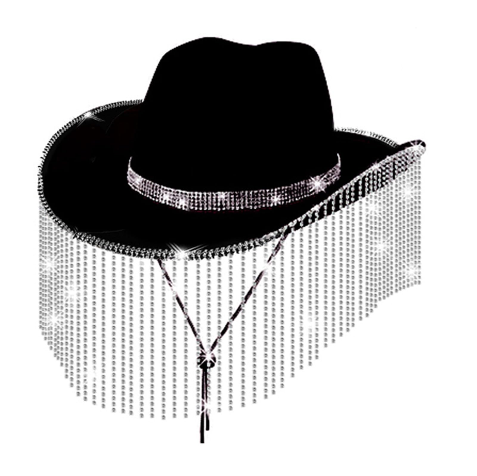 Chapeau, cappello con frange, cappello da cowboy, cappello da cowboy, cappello da cowboy, cappello da cowboy per uomini e donne, costume