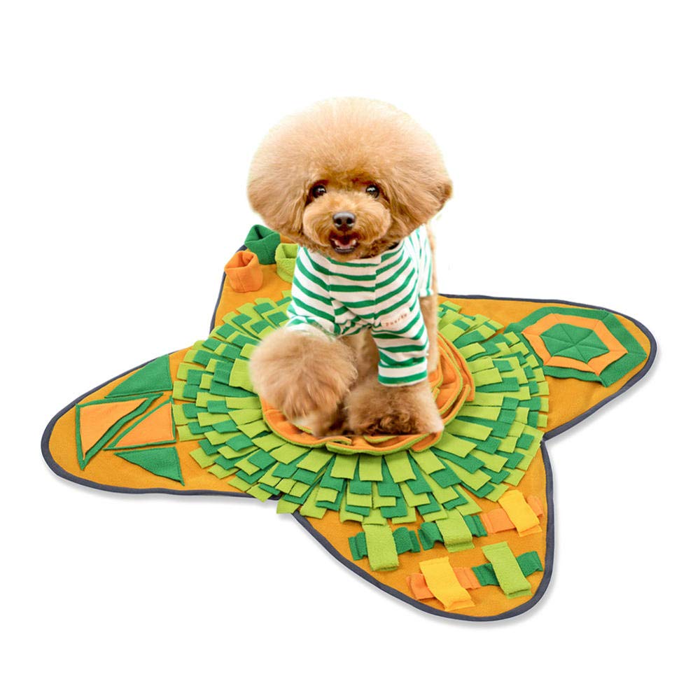 Trainingspads Für Hunde Trainingspad Easy Clean Nase Arbeit Decke Hund Schnupftabak Matte Langsam Fütterung Große Blume Nahrungssuche Fähigkeit Waschbar rutschfest 1St