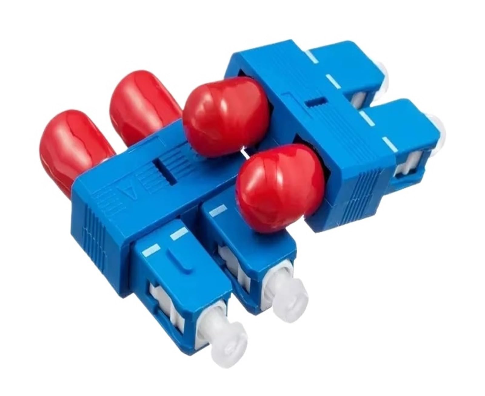 Connecteur duplex fibre optique SC mâle vers ST femelle, coupleur, convertisseur de puissance optique, gestion des signaux, vérification des liens(1pc)