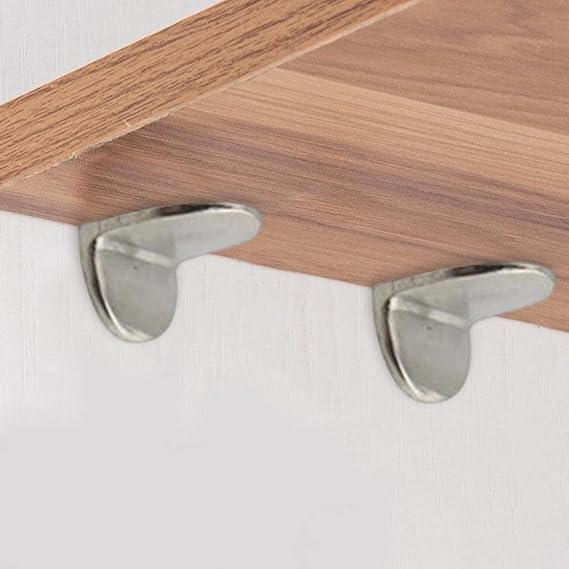 Badem10 Shelf Pin Plain Nickel Glass Wood Metal Shelf Holder Nail Furniture Cabinet Pin Metal (50PCS)