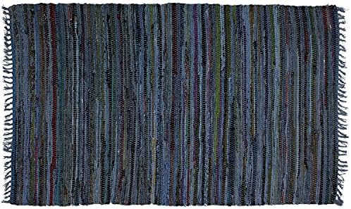 Amazon.com : Sturbridge Country Rag Rug in Denim 30