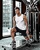 PINSPARK Men's Tank Top Sleeveless T-Shirt Breathable Muscle Shirts Slimming Bodybuilding Vest Quick Dry Gym Fitness Tops Ribbed Vests Tight Undershirt White XXL #4