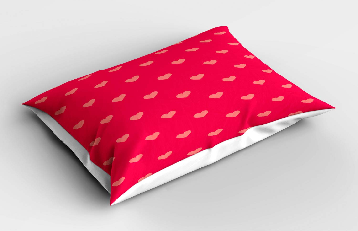 ABAKUHAUS Abbraccio Federa Fodera Cuscino, Funny Valentine Day Testo, Copricuscino Quadrato Decorativo, 50 cm x 50 cm, Scuro Rosa Bianco