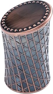 Yardwe 1pc Retro Dice Cup Unique Electroplated Dice Holder for Desktop Decor and Party Accessory Lightweight and Compact Design for and Storage